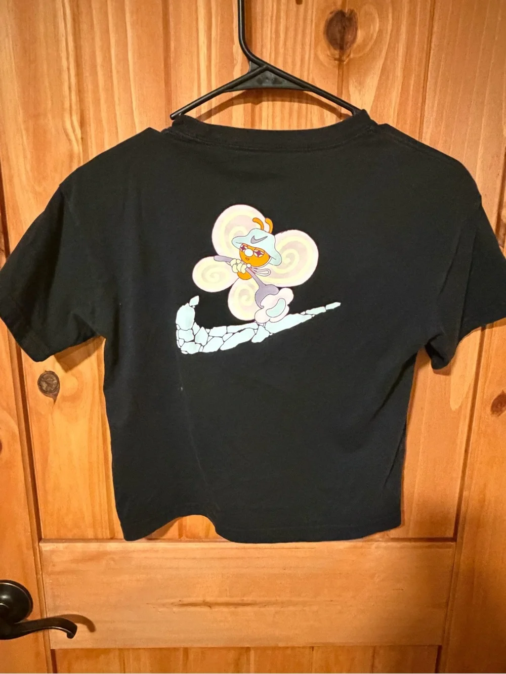 Nike Sportswear Seasonal Story Kids T-Shirt Loose Fit The Nike Butterfly Sz Med